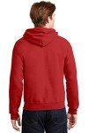 Gildan Men's Red Hooded Sweatshirt with Pocket, 5XL