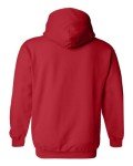 Gildan Men's Red Hooded Sweatshirt with Pocket, 5XL