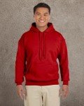 Gildan Men's Red Hooded Sweatshirt with Pocket, 5XL