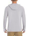Men's UPF 50+ Swim Hoodie - Gray XL