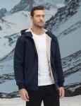 TACVASEN Men's Heavyweight Fleece Zip Hoodie - Navy