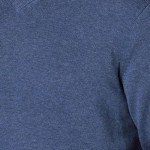 Men's V-Neck Sweater in Blue Heather