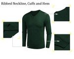 COOFANDY Men's Slim Fit V-Neck Knit Sweater