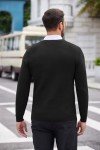 COOFANDY Men's V Neck Lightweight Knitted Sweater
