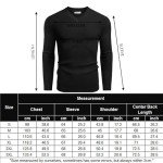 COOFANDY Men's V Neck Lightweight Knitted Sweater