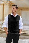 COOFANDY Men's Casual V-Neck Sleeveless Vest