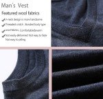 Men's Casual Sleeveless V-Neck Knit Vest - Navy
