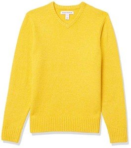 Men's Soft Touch V-Neck Sweater - Yellow