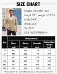 Men's Blue Casual V-Neck Cardigan Sweater with Pockets