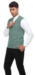 Men's Slim Fit Sleeveless V-Neck Sweater Vest