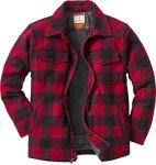 Men's Tough as Buck Outdoor Wool Coat, Buffalo Plaid
