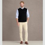 IZOD Men's V-Neck Sweater Vest, Big & Tall
