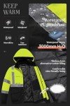 Pursky Waterproof Hi-Vis Raincoat for Men