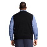 IZOD Men's Big & Tall V-Neck Sweater - Black