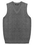 COOFANDY Men's Slim Fit V-Neck Sweater Vest