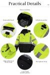 Pursky Waterproof Hi-Vis Raincoat for Men
