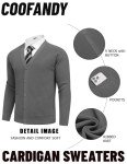 COOFANDY Men's Lightweight V Neck Cardigan Sweater