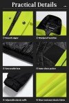 Pursky Waterproof Hi-Vis Raincoat for Men