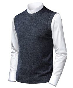 Men's Soft Touch Knitted Sweater Vest - Solid Color