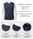 Men's Soft Touch Knitted Sweater Vest - Solid Color