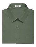 COOFANDY Men's Wrinkle-Free Short Sleeve Shirt - Army Green
