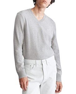 Calvin Klein Men's V-Neck Merino Wool Sweater