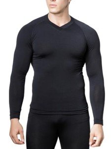 Men's Merino Wool Long Sleeve V-Neck Sweater