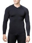 Men's Merino Wool Long Sleeve V-Neck Sweater