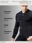 Men's Merino Wool Long Sleeve V-Neck Sweater