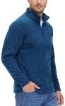 TACVASEN Men's Slim Fit Fleece Quarter Zip Pullover