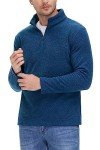 TACVASEN Men's Slim Fit Fleece Quarter Zip Pullover