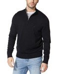 Nautica Men's Black Quarter-Zip Sweater - Large