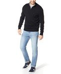 Nautica Men's Black Quarter-Zip Sweater - Large