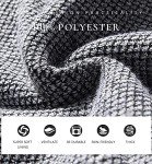 Men's Light Grey Quarter Zip Fleece Pullover