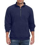 Askdeer Men's Polar Fleece Quarter Zip Sweatshirt