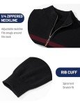 Men's Slim Fit 1/4 Zip Knitted Sweater