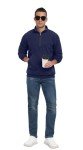 Askdeer Men's Polar Fleece Quarter Zip Sweatshirt