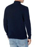 Men's Navy Soft Touch Quarter-Zip Sweater