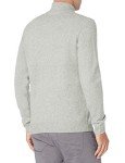 Men's Light Grey Quarter-Zip Sweater by Amazon Essentials