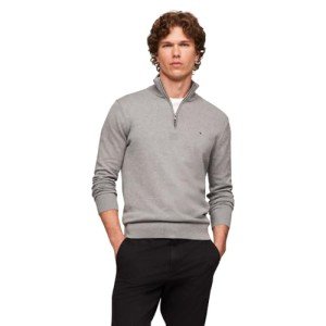 Tommy Hilfiger Men's Cotton Quarter Zip Sweater