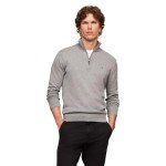 Tommy Hilfiger Men's Cotton Quarter Zip Sweater