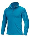 Men's Long Sleeve Quarter Zip UV Protection Shirt