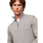 Tommy Hilfiger Men's Cotton Quarter Zip Sweater