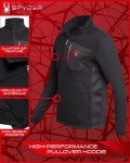 Spyder Men's Quarter Zip Fleece Pullover Sweater