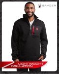Spyder Men's Quarter Zip Fleece Pullover Sweater