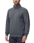 Men's Heavyweight Fleece Quarter Zip Pullover Sweater