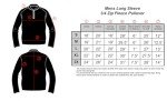 Men's Quarter Zip Thermal Fleece Pullover Sweater