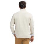 IZOD Men's Quarter Zip Fleece Pullover - Rock Heather