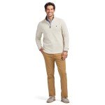 IZOD Men's Quarter Zip Fleece Pullover - Rock Heather