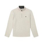 IZOD Men's Quarter Zip Fleece Pullover - Rock Heather